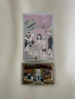 物間寧人 原画展クリアカード セット ヒロアカ】 物間寧人 クリアカード カード型アクスタ 新品未使用