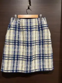 alicia PAGEBOY ツイードチェック柄ミニスカート