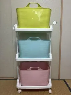ナフコ カバコ 6個セット 水色3個 ブルーグレー3個 フタ付き収納ケース ナフコ カバコ 6個セット 水色3個 ブルーグレー3個 フタ付き収納ケース