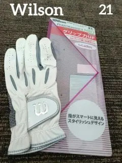 ☆Wilson レディース ゴルフグローブ 21cm☆
