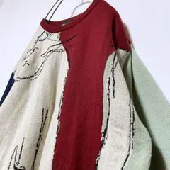 超希少 ripndip ポリ ニットセーター アート 猫 ネコのサムネイル