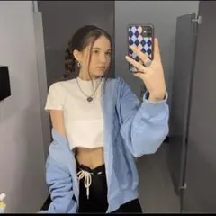 brandy melville オーバーサイズパーカー