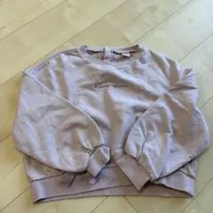 mezzo piano Sサイズ パープル トレーナー　フード無し