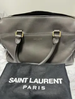 サンローラン　ベイビーダッフル　2way ショルダーバッグ　ミニボストン　グレー