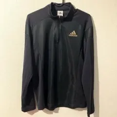 adidas 長袖ハーフジップジャケット