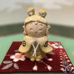 地蔵　お地蔵さん　観音様　しあわせ　家族　お守り　陶人形　置物