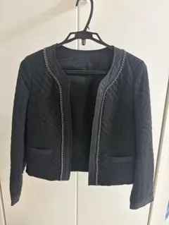 ICB リバーシブル ノーカラージャケット グレー 2 M相当 きれいめのサムネイル