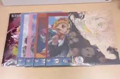 ❶鬼滅の刃 一番くじ ビジュアルボード ポスター 特典ランチョンマット 6枚