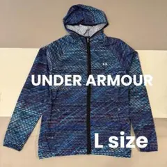 Under Armour フード付き ウィンドブレーカー ネイビー Mサイズ - メルカリ