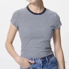 UNIQLO ボーダー ミニT 半袖 XLサイズ