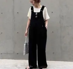 チャオパニックティピー 肩ドロストギャザーポンチサロペット - メルカリ