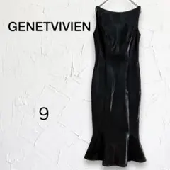 GENETVIVIEN ブラックドレス マーメイド 9号のサムネイル