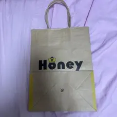 Honeys ハニーズ ショップ袋 ショッパー 紙袋 手提げ 特大サイズ