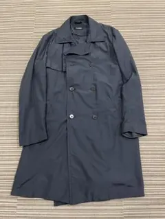 【メンズ】JILSANDER(ジルサンダー)茶トレンチコート ダブルブレスト e772975cb39270558fc7a409731c38