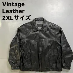 大きいサイズ✨　A-2 レザーフライトジャケット　本革　ショート丈　短丈　2XL