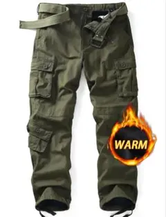 新品未使用　裏起毛　カーゴパンツ　ワークパンツ　ミリタリーパンツ