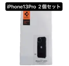 Spigenクォーツハイブリッド iPhone13Pro マット　透明ケース