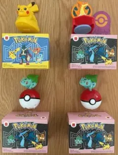 ポケモン マクドナルド ハッピーセット 秘密 リザードン　ピカチュウ　フシギダネ