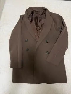 RESEXXY ブラウン ダブルブレスト テーラードジャケット