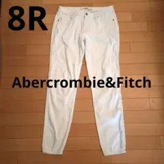 8R Abercrombie ホワイト カジュアルパンツデニムジーンズジーパン