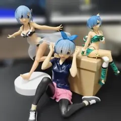 リゼロ/レムフィギュア3体セット【別出品のレムと合わせてオトク】