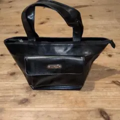 courrèges 黒 ハンドバッグ