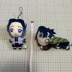 ぬいぐるみ　鬼滅の刃　胡蝶しのぶ　冨岡義勇