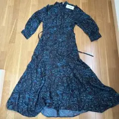 CEFINN　タグ付き　マーブルプリント柄ワンピース