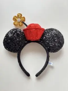 ディズニー ミニー カチューシャ 花