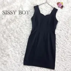 シシィボーイ　フォーマルワンピース　日本製　ブラック　美ライン　卒業式　入学式