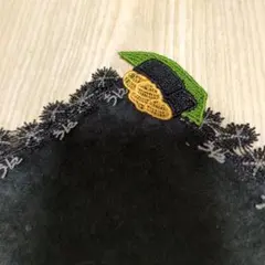 【未使用】近沢レース　シーズンタオルハンカチ　うに ブラック