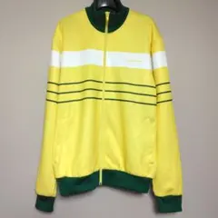 adidas トラックジャケット ジャージ イエロー 2XL 万国旗タグ