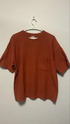 HEAVY WEIGHT オレンジ Tシャツ 半袖 ポケット付きのサムネイル