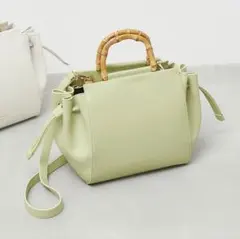 ROPE' PICNIC バンブーハンドルシャーリングトート&ショルダーバッグのサムネイル