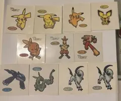 ポケモンパンシールセット　デコキャラシール