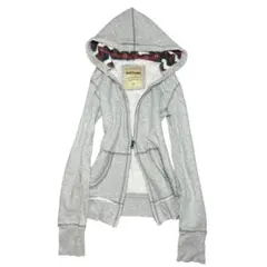 00s archive 平成初期 ジップパーカー ダブルジップ ステッチ y2k