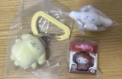 サンリオ　ガチャ　ポムポムプリン　シナモロール　キティ
