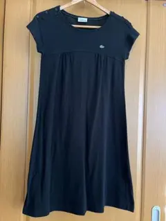 ラコステ　ポロワンピース　黒　Ｍ