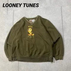 LOONEY TUNESルーニーチューンズ　TWEETYトゥイーティー　Vネック