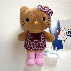 ハローキティ　マスコット　あしながver. 日焼けキティ　ギャル　サンリオ