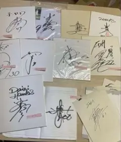 プロ野球選手サイン色紙 2026年最新】野球サイン色紙の人気アイテム - メルカリ