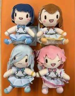 新品タグ付　4種セット プロセカ　ふわぷち　ミニぬいぐるみ