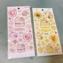 サンリオ　キラキラジュエルシール　シュガーバニー&コロコロクリリン