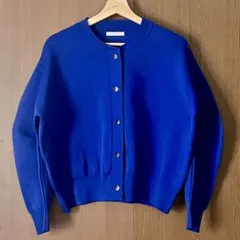JOURNAL STANDARD ウォッシャブルバナナスリーブカーディガン 青のサムネイル