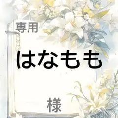 はなもも 様　専用