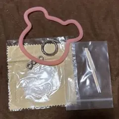 スマホストラップ くま シリコンリング 落下防止 ハンドストラップ