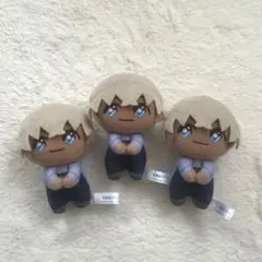 安室透 降谷零 ポアロ ぴょことも ぬいぐるみ 3体セット