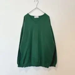 .. JAYRO Vニットセーター 長袖 緑 グリーン　M 無地　カジュアル