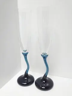 スガハラ硝子 シャンパングラス セット ハンドメイド Sghr