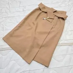 NOLLEY'S　ベージュ　タイトスカート　リボン付き　クリーニング済み